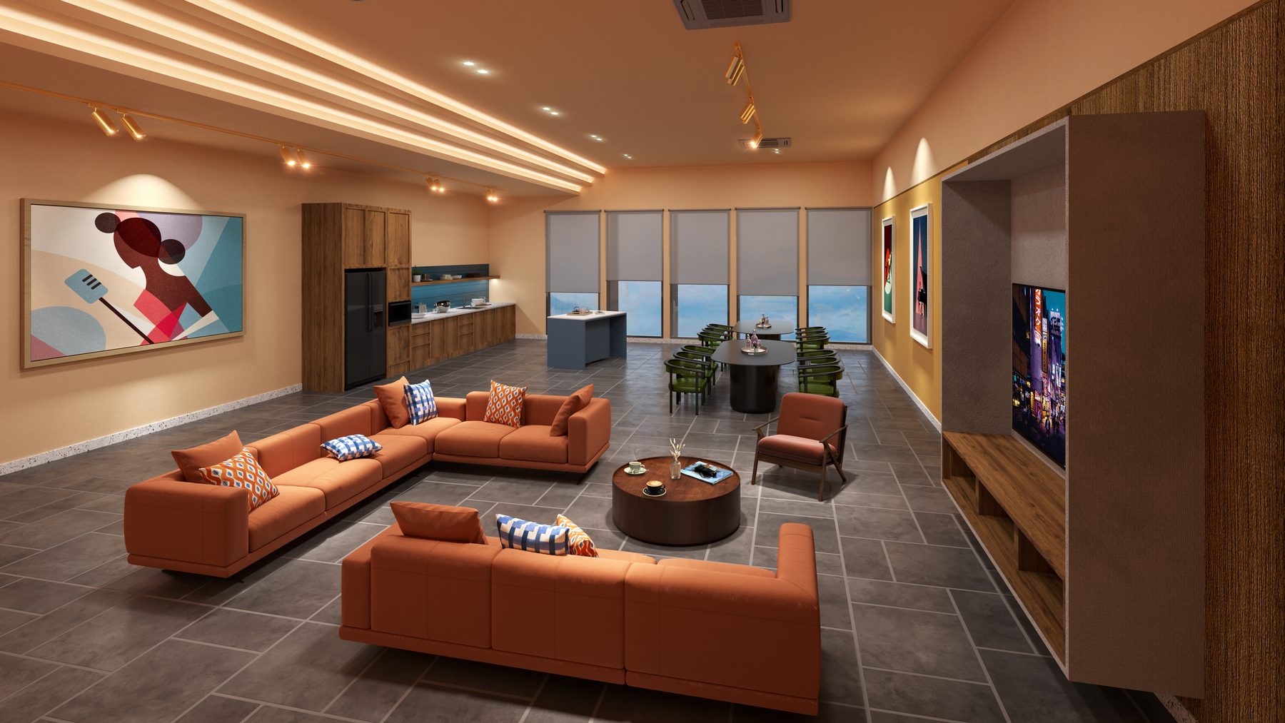 Gourmet Villa games room